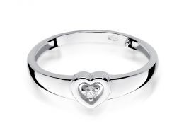 złoty pierścionek zaręczynowy serce z brylantami realne zdjęcia prezent dla dziewczyny żony na zaręczyny pod choinkę, na walentynki, rocznicę urodzin, urodziny, realne zdjęcia na palcu, dłoni w pudełku