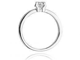ekskluzywny pierścionek złoty zaręczynowy z brylantami diamentami z białego złota szeroka szyna gruby szeroki złoto białe pierścionek na palcu ręce