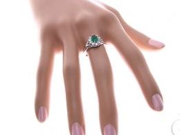 pierścionek srebrny markiza szmaragd szmaragdem prezent dla dziewczyny żony pod choinkę na urodziny na imieniny realne zdjęcie na ręce dłoni szmaragd cyrkonia markiza