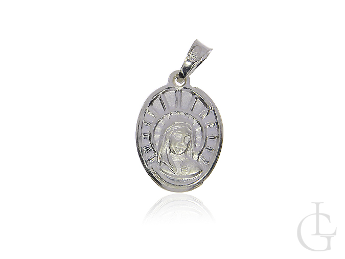 Medalik ze srebra pr.0,925 z Matką Bożą