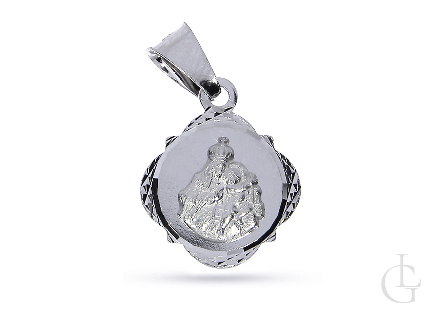 Medalik Szkaplerz ze srebra rodowanego pr.0,925