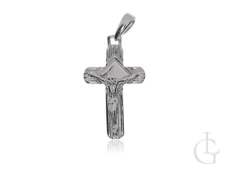Srebrny krzyżyk z wizerunkiem Pana Jezusa