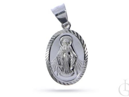 Medalik ze srebra pr.0,925 z Matką Bożą Nieustającej pomocy CUDOWNY MEDALIK