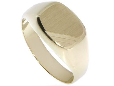 Złoty sygnet pierścionek pr.0,585