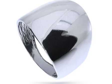 Oryginalny pierścionek z klasycznego polerowanego srebra pr.0,925 blaszka