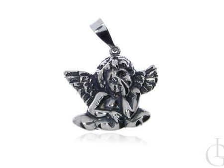 Wisiorek ze srebra pr.0,925 aniołek anioł stróż