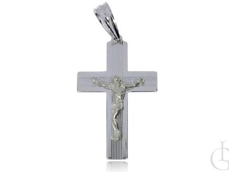 Krzyży ze srebra pr.0,925 z wizerunkiem Pana Jezusa
