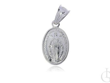 Srebrny medalik pr.0,925 cudowny medalik Matka Boża Nieustającej pomocy