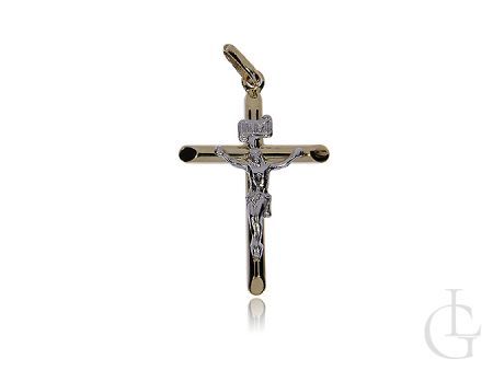 Krzyżyk ze złota klasycznego na Komunię Świętą, Chrzest